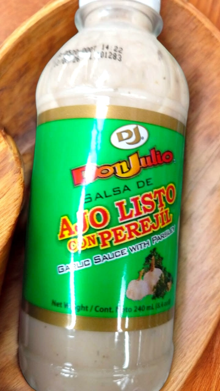 Ajo listo con perejil