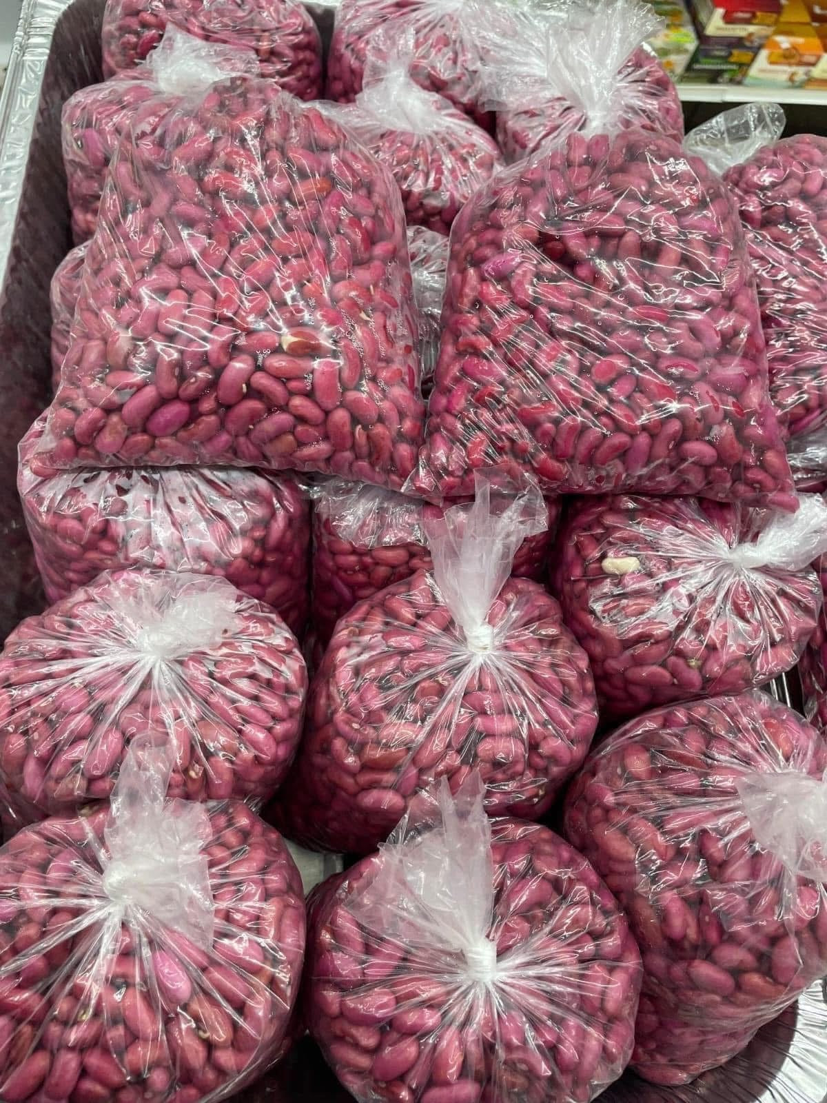 Frijoles frescos