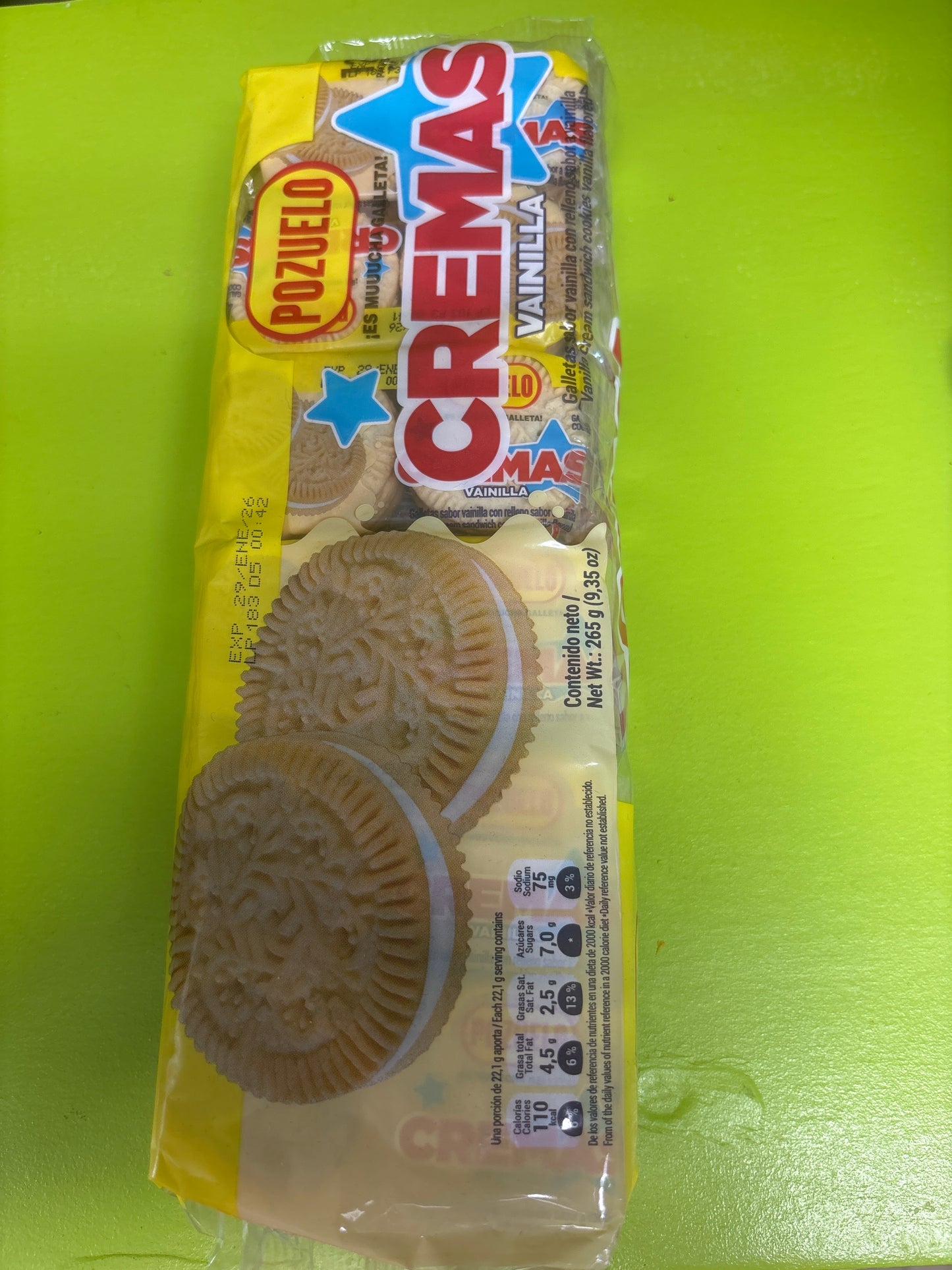 Crema pozuelo de vainilla