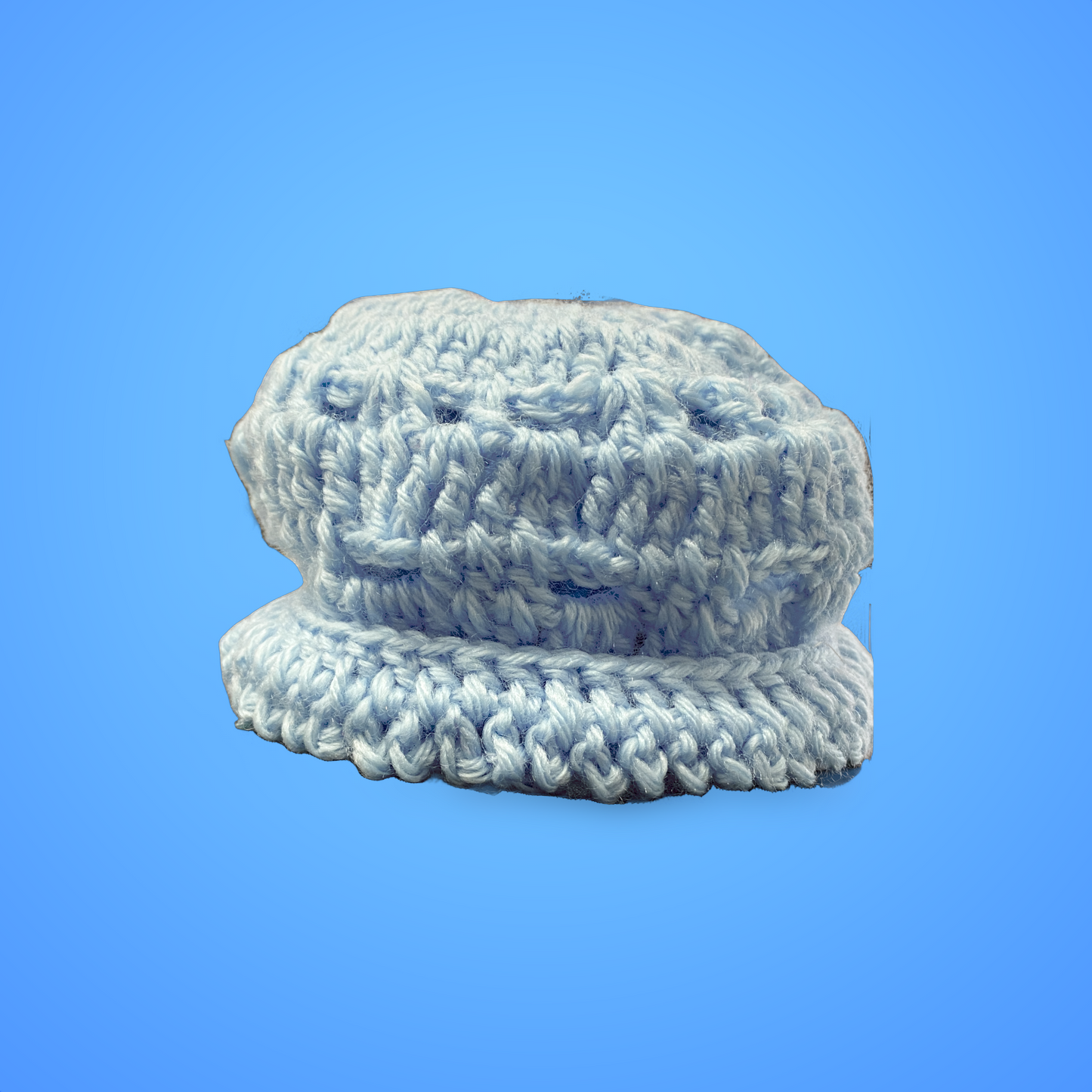 Gorro para bebé,tejido a mano