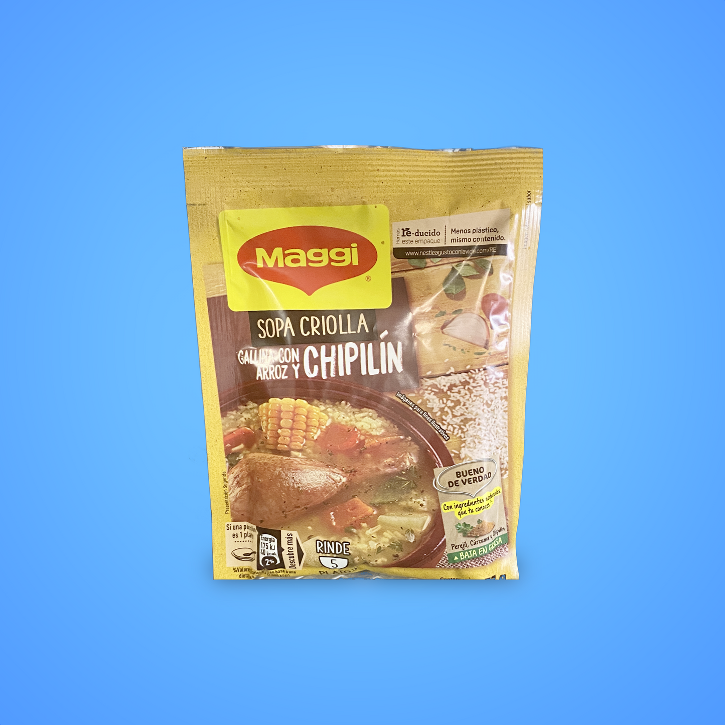 Sopa criolla de chipilin maggi