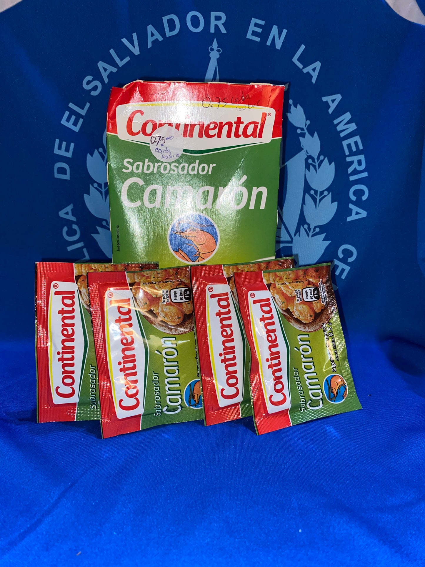Sabrosador continental de camarón,docena
