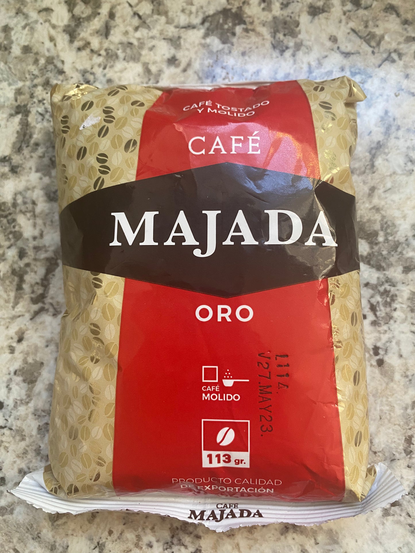 Café majada oro bolsa pequeña