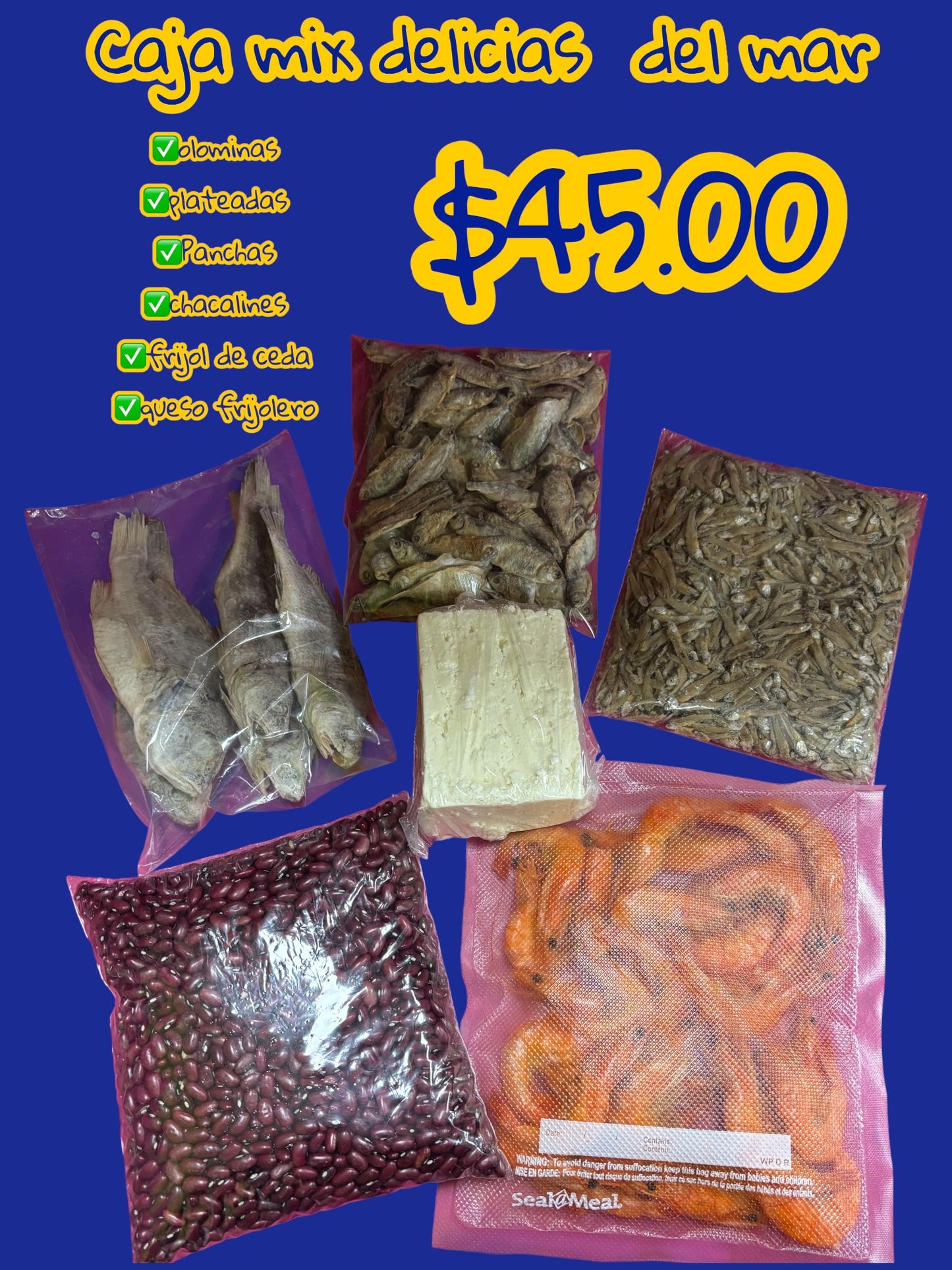 Caja mix delicias del Mar