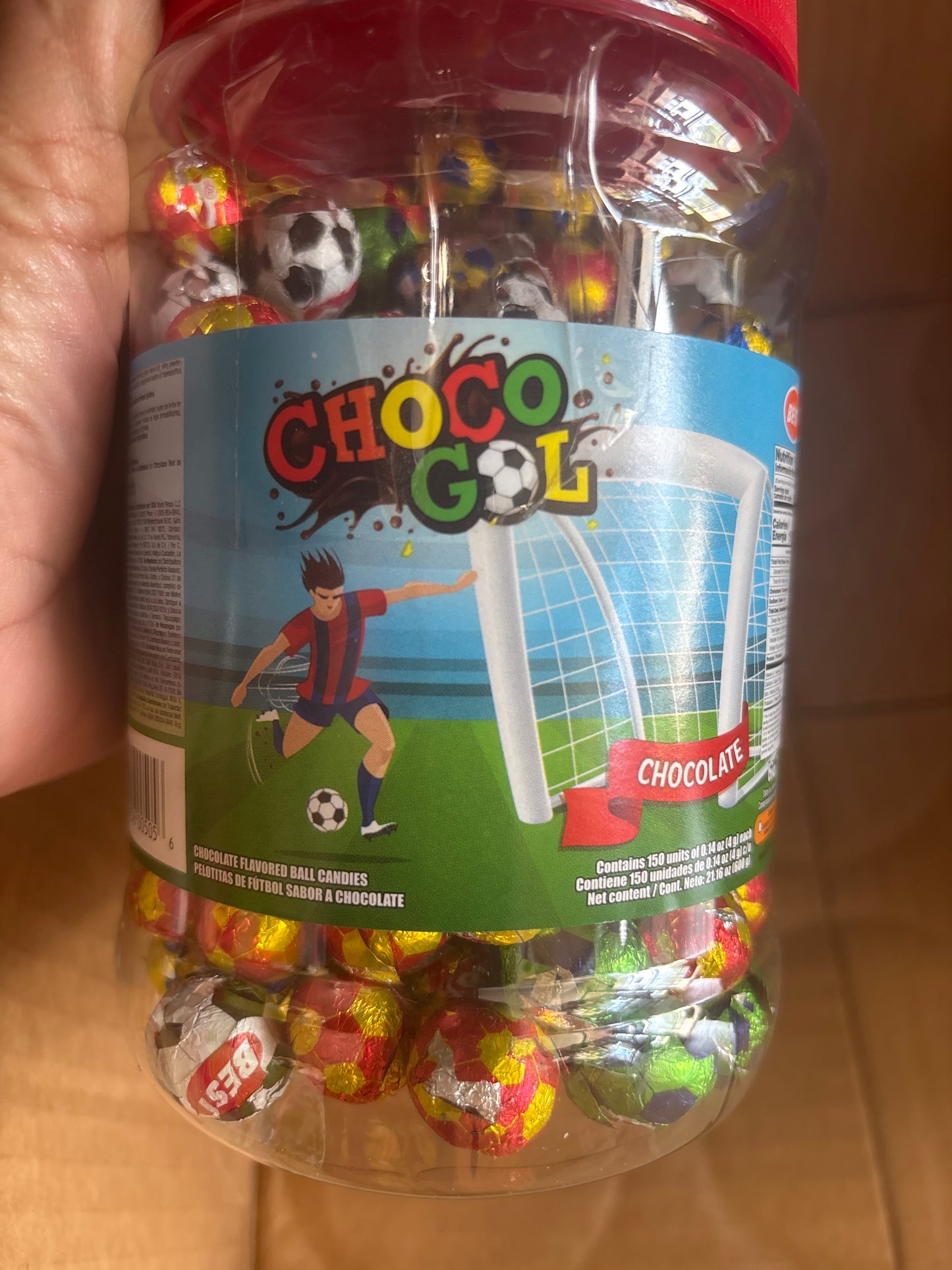 Choco bolas bote