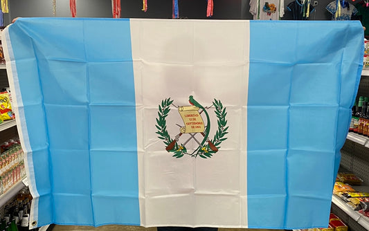 Bandera grande de Guatemala