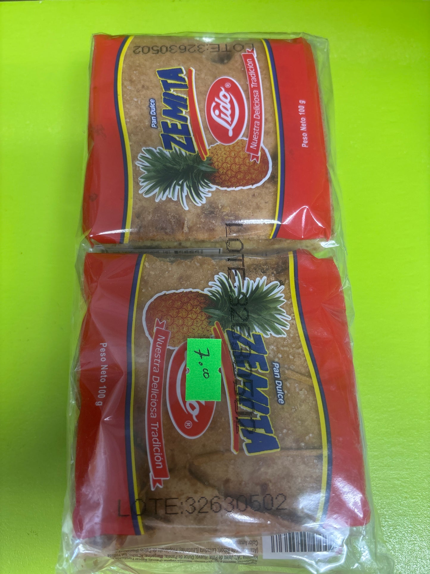 Semita pacha de piña