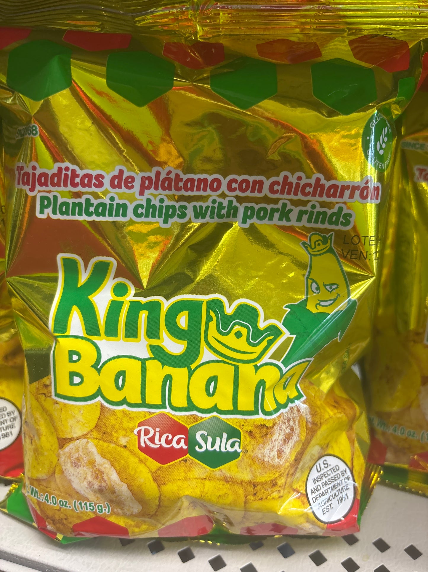 King banana con chicharrón