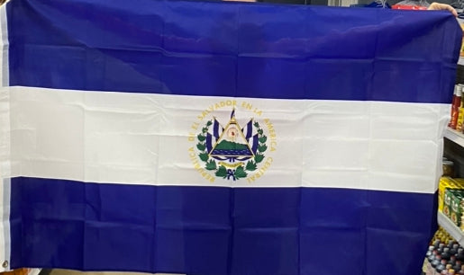 Bandera grande de El Salvador