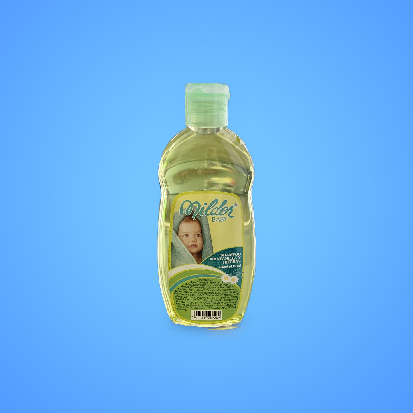 Milder shampoo para bebé,de manzana