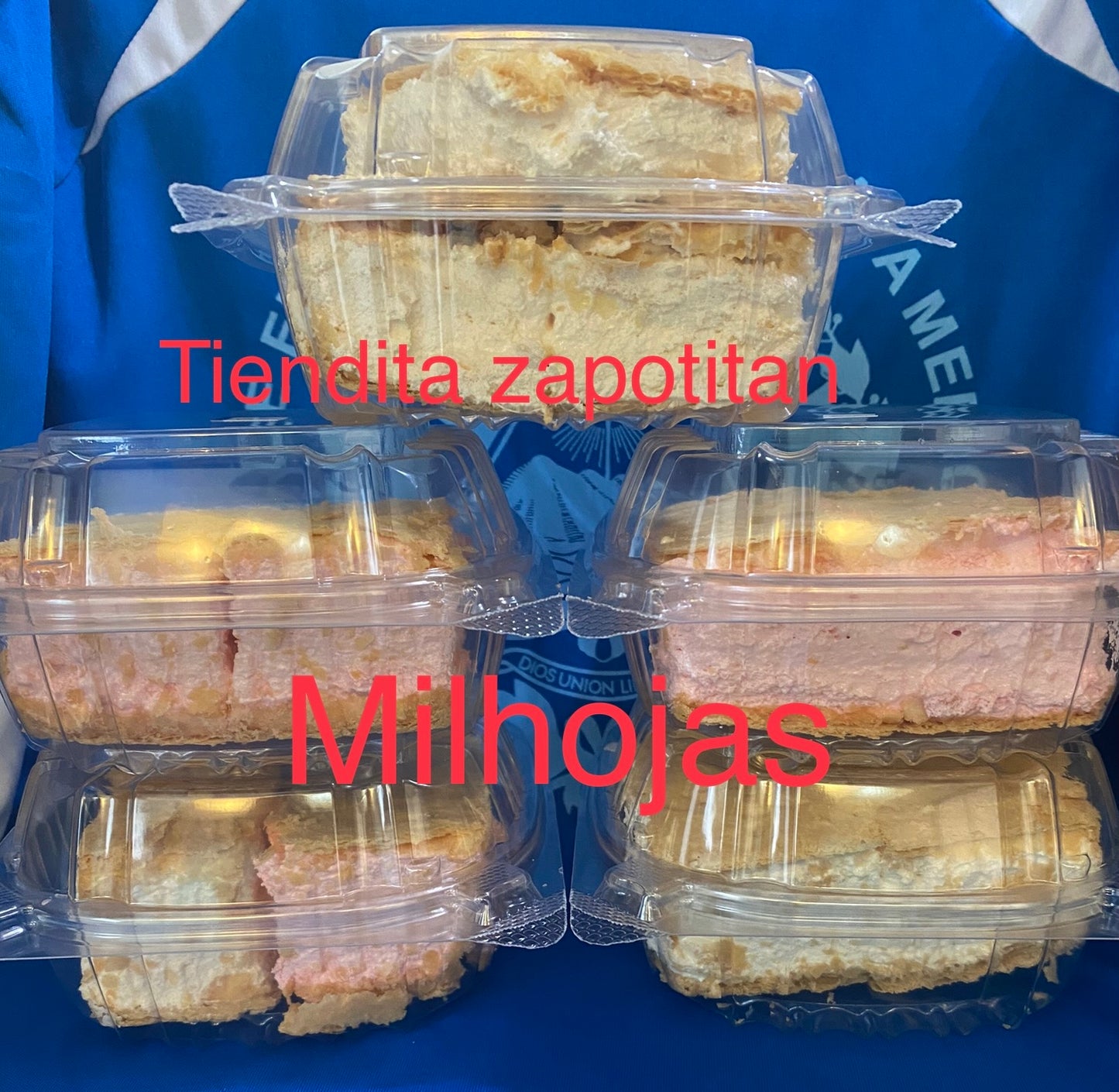 Milhojas caja de 2 unidades 100% salvadoreñas